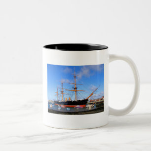 HMS Warrior Two-Tone Coffee Mug