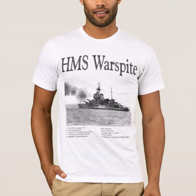 HMS Warspite T-Shirt (Front)