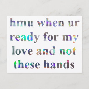 hmu postcard
