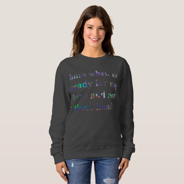 hmu womens sweatshirt (Front Full)