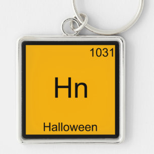 Hn - Halloween Funny Element Meme Chemistry Tee Key Ring
