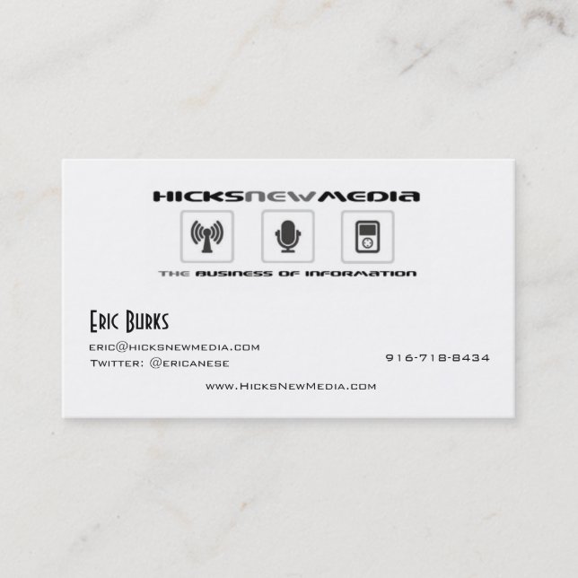 HNM-Eric Business Card (Front)
