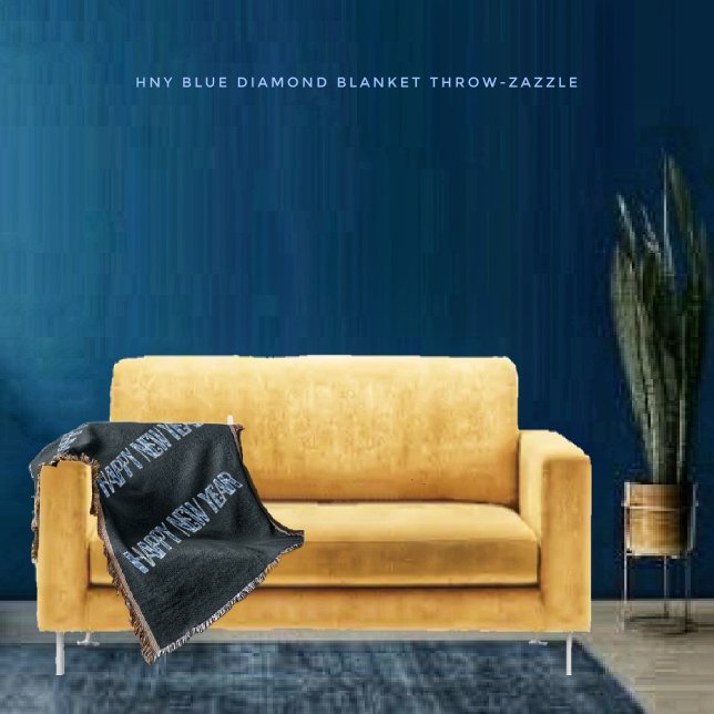 HNY-Blue Diamond  Throw Blanket (Creator Uploaded)