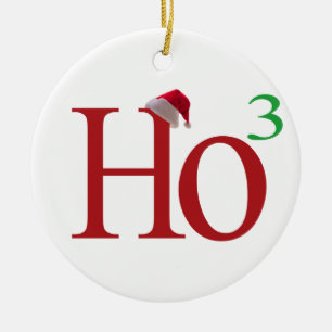 Ho3 (ho ho ho) ceramic ornament