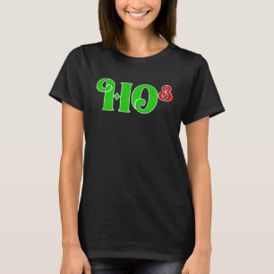 Ho 3 Cubed Christmas Ho Ho Ho Math Teacher Ho3 T-Shirt