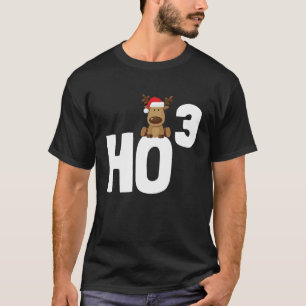 Ho 3 Cubed Christmas Ho Ho Math Teacher   Ho3 T-Shirt
