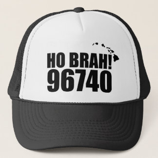 Ho Brah!..,Hawaii Zip Code Hats 96740 Kailua Kona