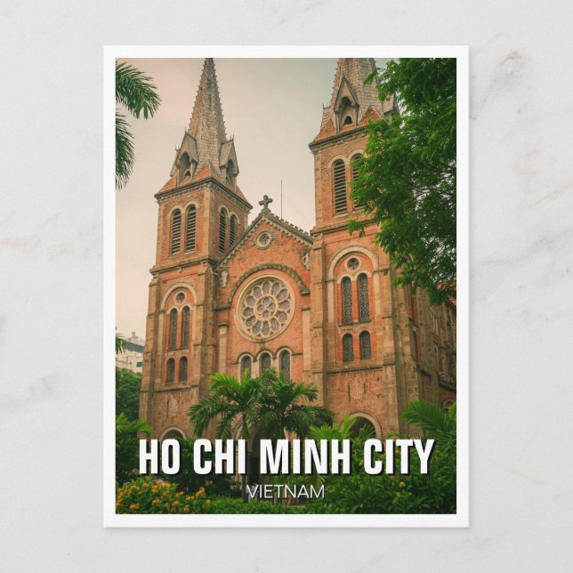 Ho Chi Minh City Notre Dame Cathedral Saigon Postcard (Front)