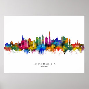 Ho Chi Minh City Vietnam Skyline Poster