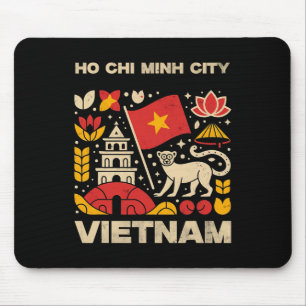 Ho Chi Minh City Vietnam Souvenir Ho Chi Minh City Mouse Pad