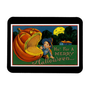 Ho! for a Merry Halloween Magnet