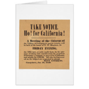 Ho! for California! 1849 (1759A)