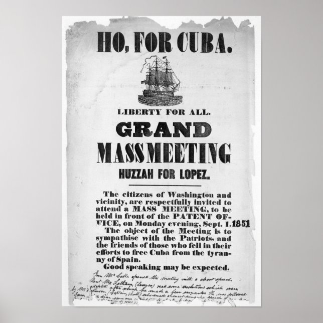 Ho, for Cuba Poster (Front)