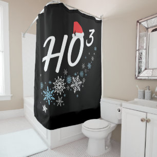 HO³ – Funny Christmas Santa Clause Ho Ho Ho Cub Shower Curtain