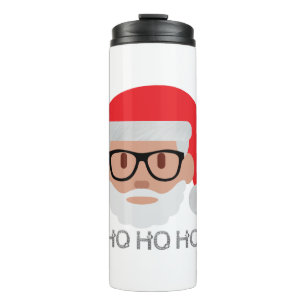 ho hipster santa thermal tumbler
