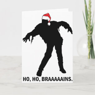 Ho Ho Brains Holiday Card