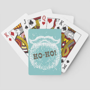 Ho-Ho Christmas Holiday Santa Noel Playing Cards