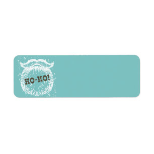 Ho-Ho Christmas Holiday Santa Noel Return Address Label