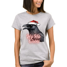 Ho Ho Crow Christmas T-Shirt