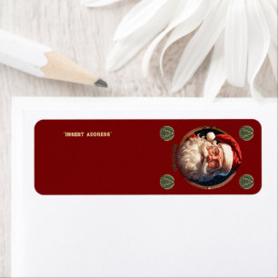 Ho Ho Happiness Return Address Label