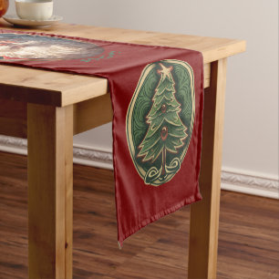 Ho Ho Happiness Short Table Runner