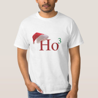 Ho Ho Ho 3 Christmas to the 3rd power Mens Tshirt