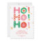 HO! HO! HO! Bright Fun Non-Photo Christmas Card