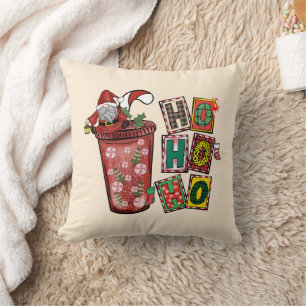 Ho Ho Ho Chirstmas Gnome Cushion