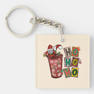 Ho Ho Ho Chirstmas Gnome Key Ring