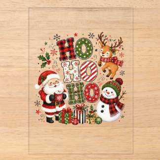 Ho Ho Ho Christmas Acrylic Invitations