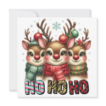 Ho Ho Ho Christmas Card