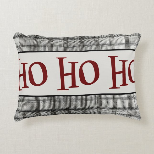 HO HO HO Christmas! Decorative Cushion (Front)