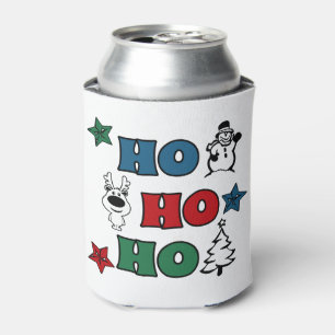 Ho-Ho-Ho Christmas design Can Cooler