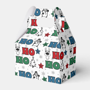 Ho-Ho-Ho Christmas design Favour Box
