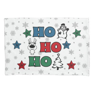 Ho-Ho-Ho Christmas design Pillowcase