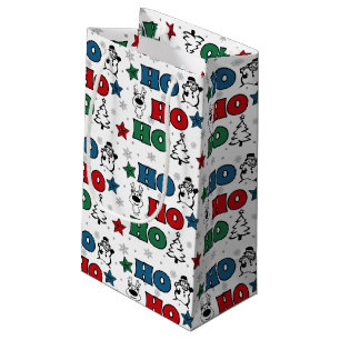 Ho-Ho-Ho Christmas design Small Gift Bag