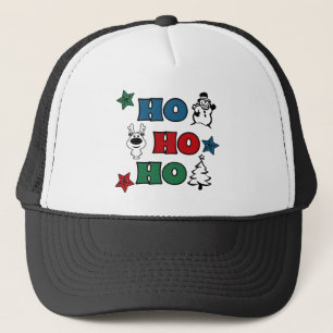 Ho-Ho-Ho Christmas design Trucker Hat