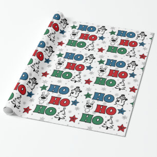 Ho-Ho-Ho Christmas design Wrapping Paper