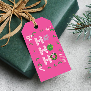 Ho Ho Ho Christmas Gifts Custom Name Gift Tags