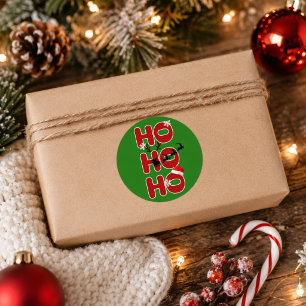 Ho Ho Ho Christmas Holiday Sticker