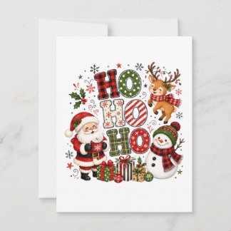 Ho Ho Ho Christmas Invitation