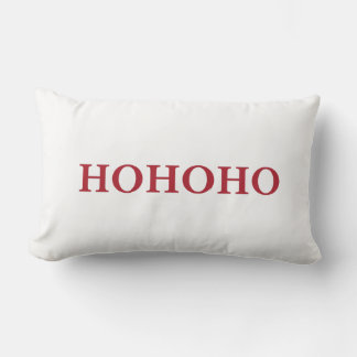 HO-HO-HO, Christmas,Santa's laugh Throw Pillow