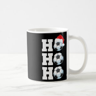 Ho Ho Ho Christmas Soccer Byll Santa Hat Funny Soc Coffee Mug