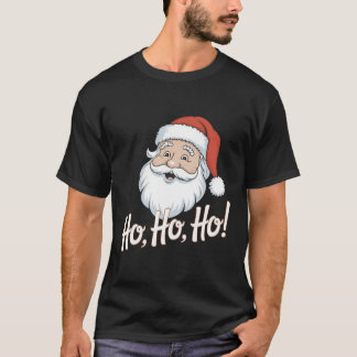 Ho, Ho, Ho Christmas-themed eye-catching t-shirt 