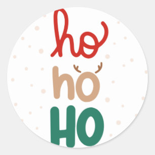Ho Ho Ho Christmas vinyl sticker