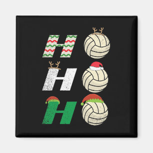 Ho Ho Ho - Christmas Volleyball Team Player Enthus Magnet