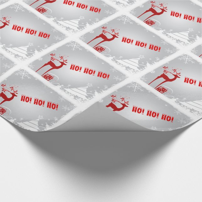 HO! HO! HO! Christmas Wrapping Paper (Corner)