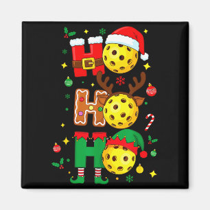 Ho Ho Ho Ckleball Christmas, Funny Paddle Players  Magnet