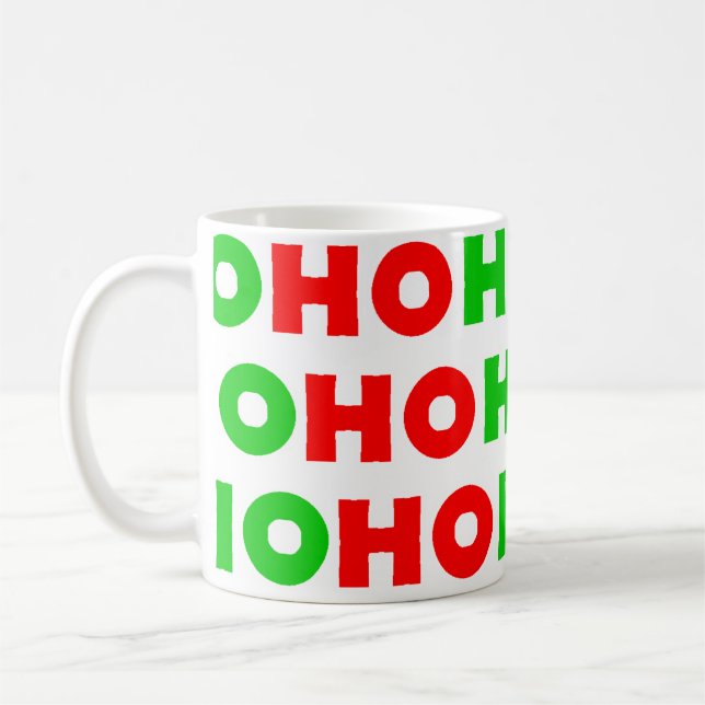 HO HO HO COFFEE MUG (Left)