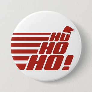 Ho Ho Ho custom Xmas button